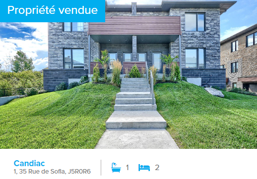 Propriété vendue à Candiac — 35, rue de Sofia